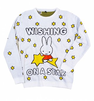 Miffy Wishing On A Star Knitted Jumper Miffy Wishing On A Star Knitted Jumper