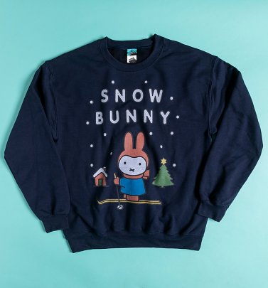 Miffy Snow Bunny Navy Sweater Miffy Snow Bunny Navy Sweater