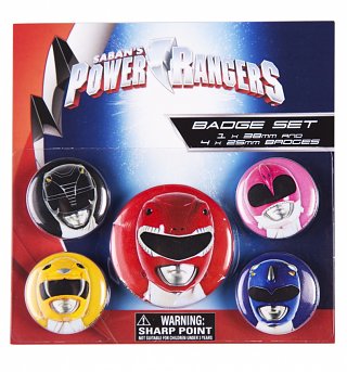 Mighty Morphin Power Rangers Badge Pack Mighty Morphin Power Rangers Badge Pack