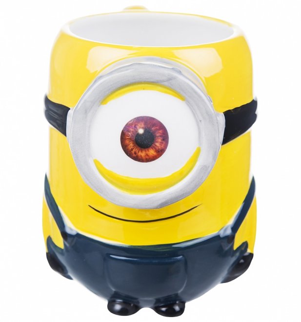 Minions 3D Stuart Mug With Scented Charm Minions 3D Stuart Mug With Scented Charm