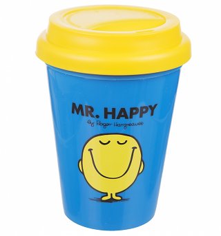Mr Happy Travel Mug Mr Happy Travel Mug