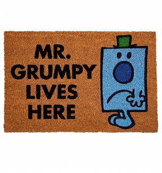 Mr Men Exclusive Mr Grumpy Lives Here Door Mat Mr Men Exclusive Mr Grumpy Lives Here Door Mat