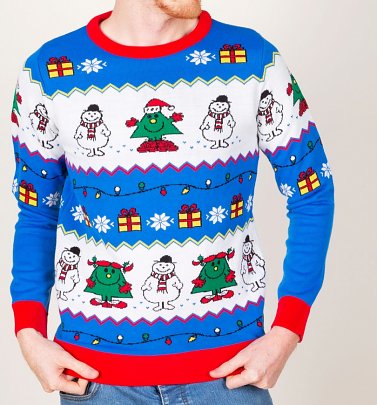 Mr Men and Little Miss Christmas Knitted Christmas Jumper Mr Men and Little Miss Christmas Knitted Christmas Jumper