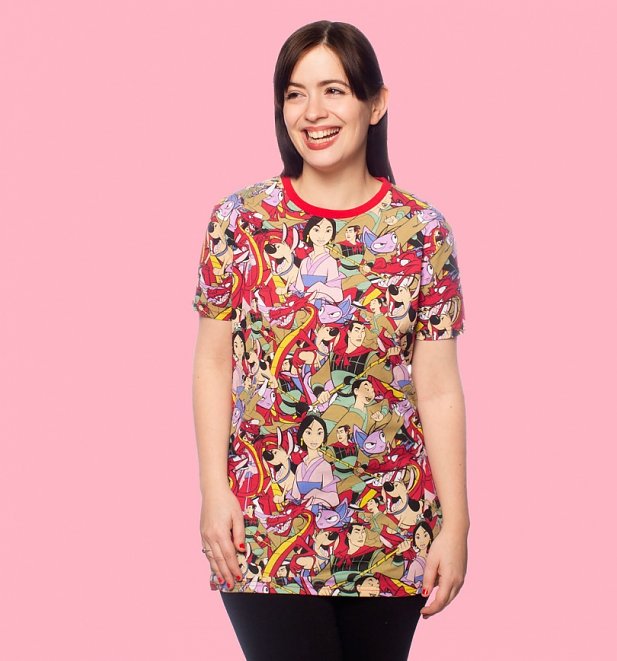 Mulan All Over Print T-Shirt from Cakeworthy