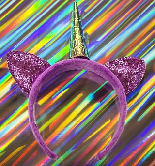 My Little Pony Twilight Sparkle Plush Glitter Headband With Ears and Horn My Little Pony Twilight Sparkle Plush Glitter Headband With Ears and Horn
