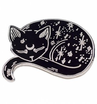 Mystical Cat Enamel Pin from Punky Pins Mystical Cat Enamel Pin from Punky Pins