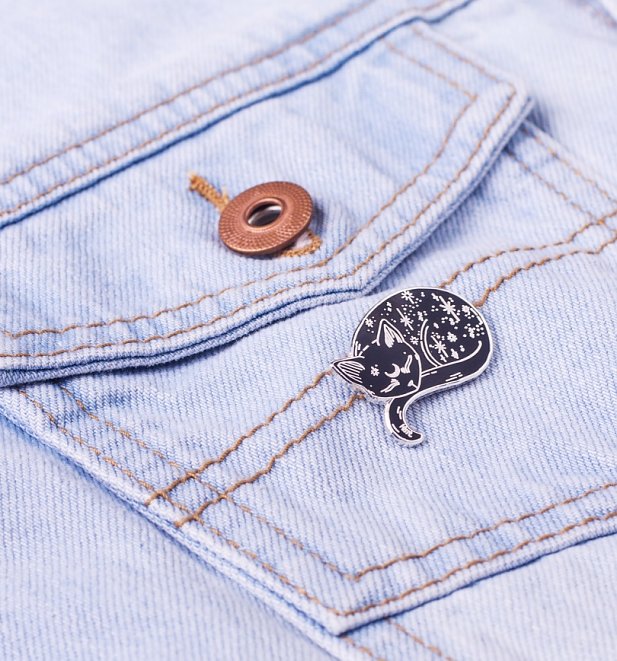 Mystical Cat Enamel Pin from Punky Pins Mystical Cat Enamel Pin from Punky Pins