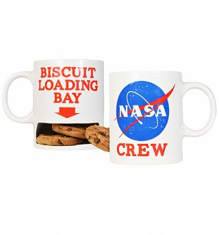 NASA Mug With Biscuit Holder NASA Mug With Biscuit Holder