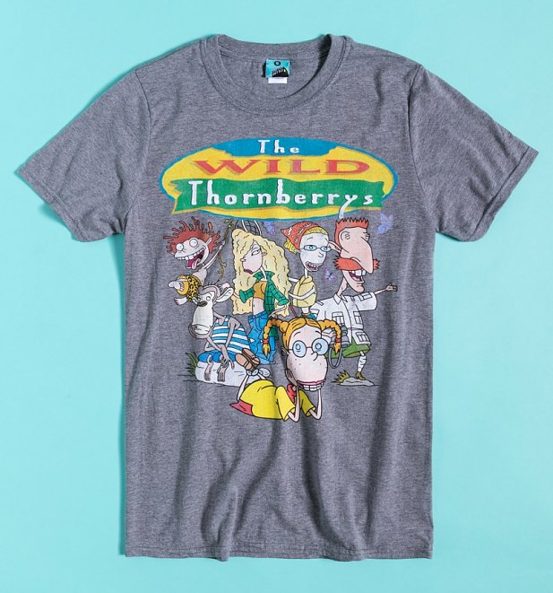 Nickelodeon The Wild Thornberrys Grey Marl T-Shirt