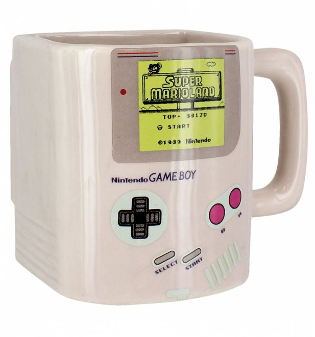 Nintendo Game Boy Mug With Biscuit Holder Nintendo Game Boy Mug With Biscuit Holder