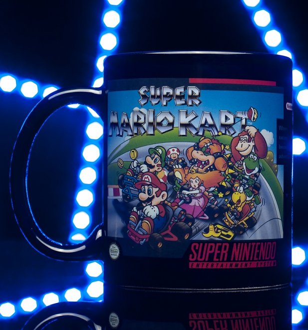 Nintendo SNES Super Mario Kart Heat Change Mug Nintendo SNES Super Mario Kart Heat Change Mug