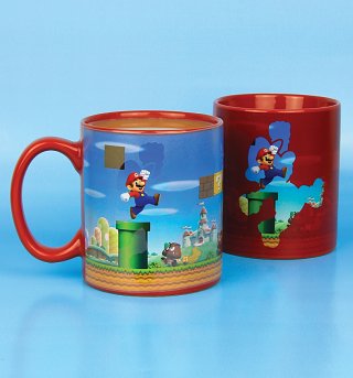 Nintendo Super Mario Brothers Heat Change Mug Nintendo Super Mario Brothers Heat Change Mug