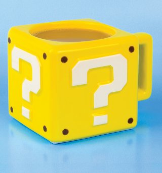 Nintendo Super Mario Brothers Question Block 3D Mug Nintendo Super Mario Brothers Question Block 3D Mug