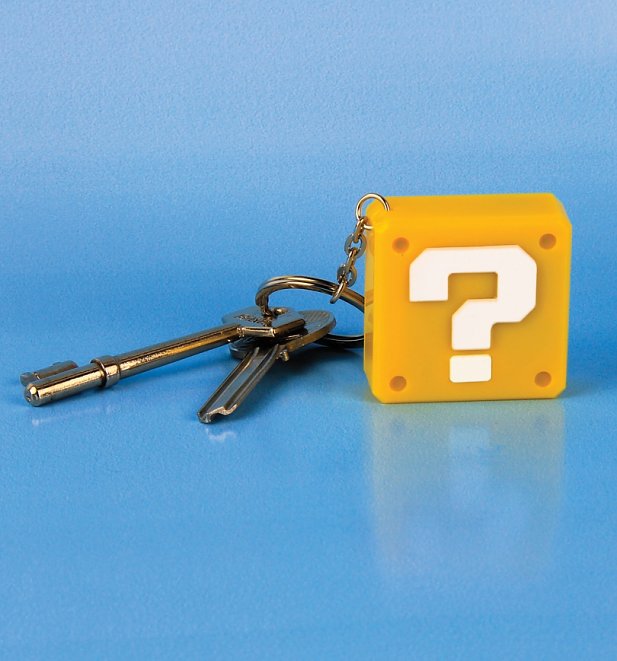 Nintendo Super Mario Brothers Question Block Keychain Light Nintendo Super Mario Brothers Question Block Keychain Light