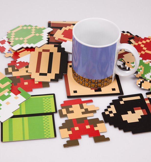 Nintendo Super Mario Brothers Set Of 20 Coasters Nintendo Super Mario Brothers Set Of 20 Coasters