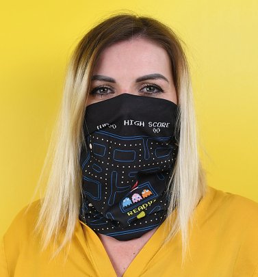 Pac-Man Maze Tubular Face Covering Pac-Man Maze Tubular Face Covering