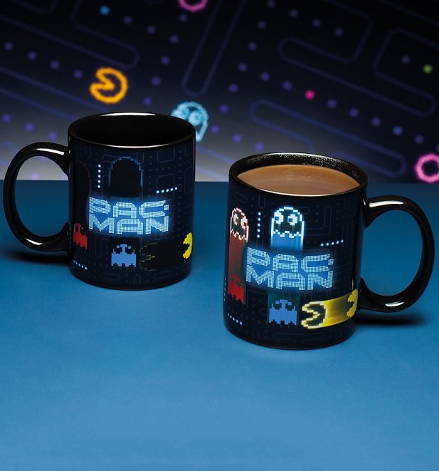 Pac-Man Neon Heat Change Mug Pac-Man Neon Heat Change Mug
