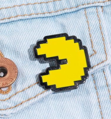 Pac-Man Pixel Enamel Pin Badge Pac-Man Pixel Enamel Pin Badge