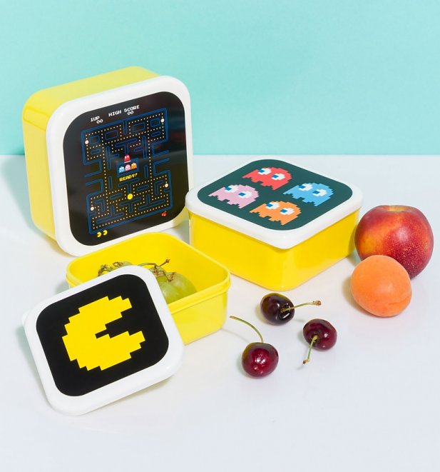 Pac-Man Set of Three Snack Boxes