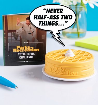 Parks and Recreation Talking Waffle Button Parks and Recreation Talking Waffle Button