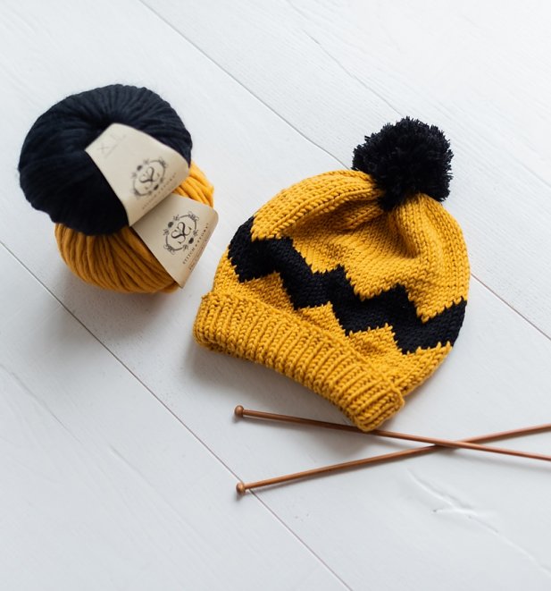 Peanuts Charlie Brown Hat Knitting Kit from Stitch & Story Peanuts Charlie Brown Hat Knitting Kit from Stitch & Story