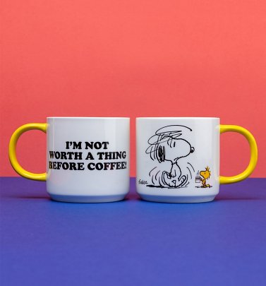 Peanuts Snoopy Before Coffee Mug Peanuts Snoopy Before Coffee Mug