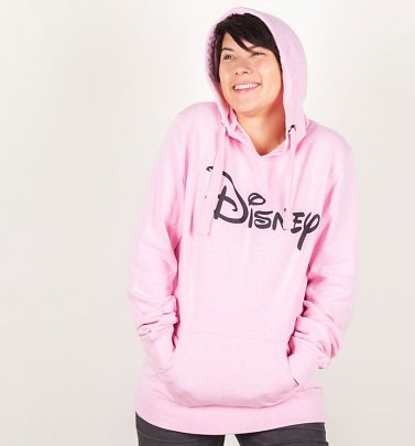 Pink Disney Logo Hoodie Pink Disney Logo Hoodie