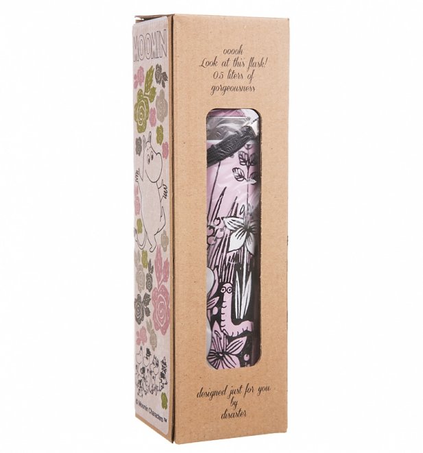 Pink Moomins Love Thermal Flask from Disaster Designs Pink Moomins Love Thermal Flask from Disaster Designs