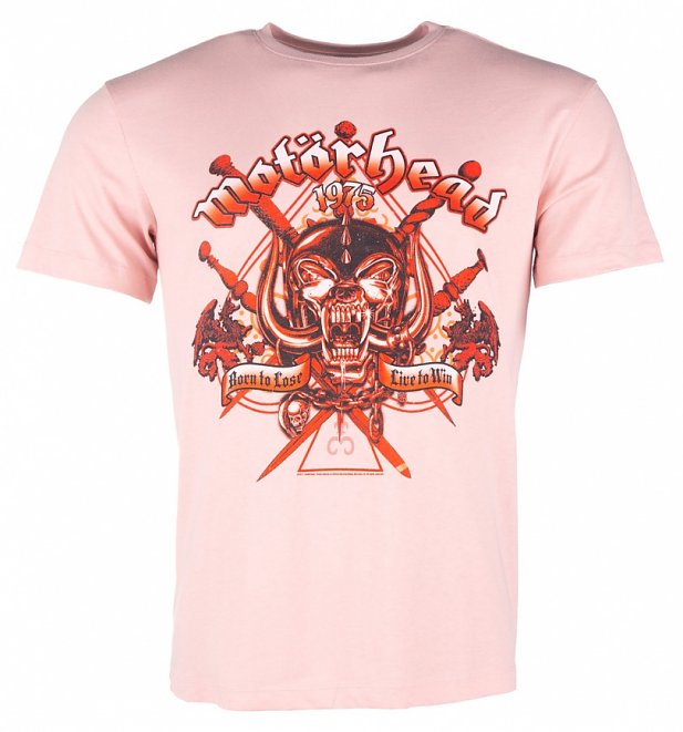 Pink Motorhead Live To Win T-Shirt from Amplified
