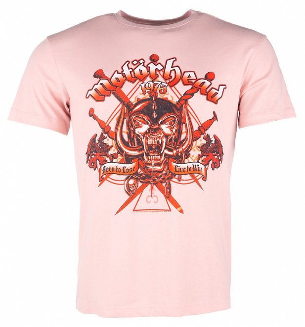 Pink Motorhead Live To Win T-Shirt from Amplified Pink Motorhead Live To Win T-Shirt from Amplified