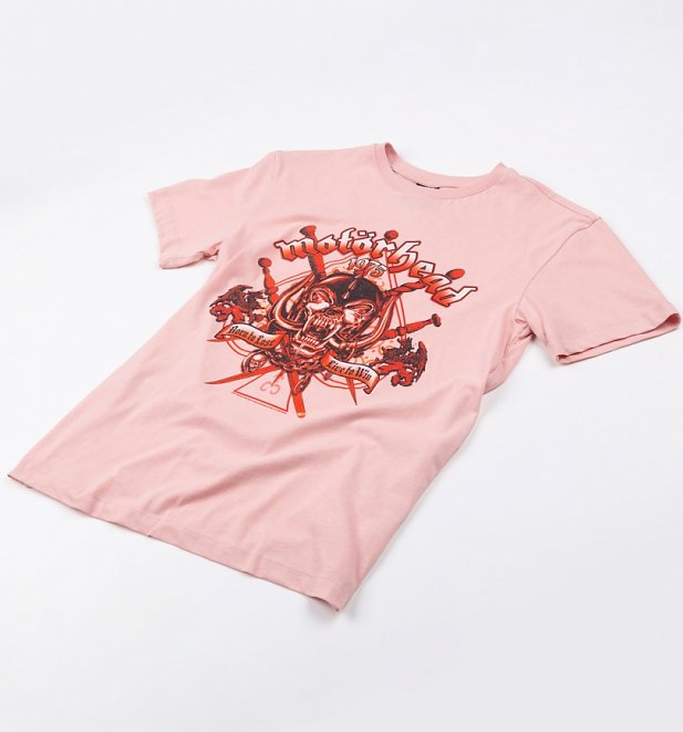 Pink Motorhead Live To Win T-Shirt from Amplified Pink Motorhead Live To Win T-Shirt from Amplified