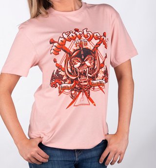 Pink Motorhead Live To Win T-Shirt from Amplified Pink Motorhead Live To Win T-Shirt from Amplified