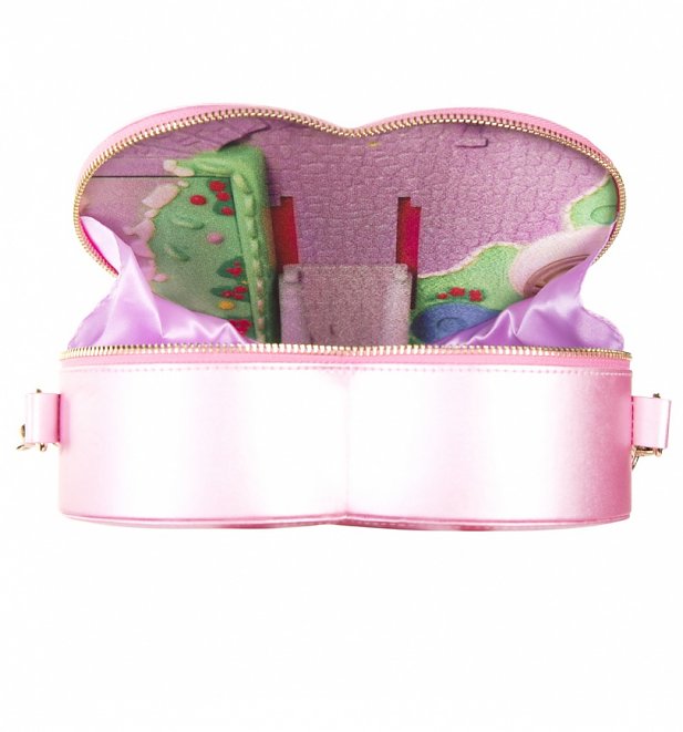 Pink Polly Pocket Heart Shaped Cross Body Bag