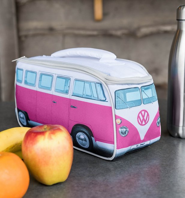 Pink VW Camper Van Lunch Bag Pink VW Camper Van Lunch Bag