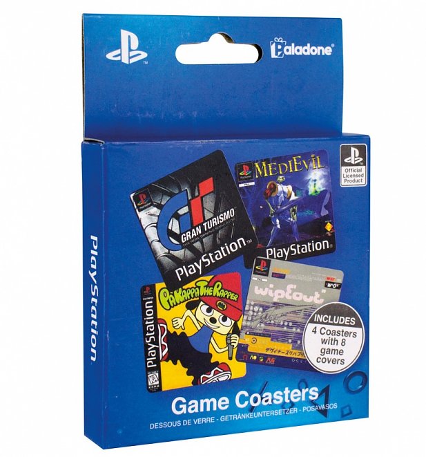 PlayStation Game Set Of 4 Coasters PlayStation Game Set Of 4 Coasters