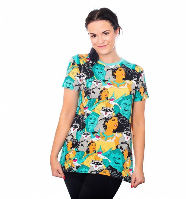 Pocahontas All Over Print T-Shirt from Cakeworthy Pocahontas All Over Print T-Shirt from Cakeworthy