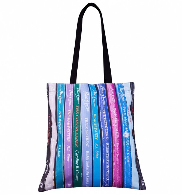 Point Horror Inspired Book Spines Premium Tote Bag Point Horror Inspired Book Spines Premium Tote Bag