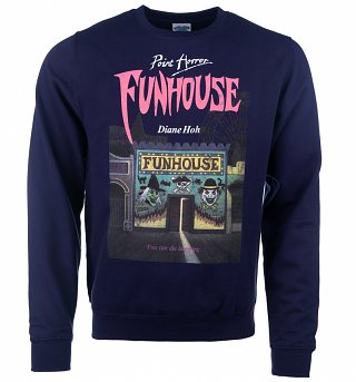 Point Horror Inspired Funhouse Oxford Navy Sweater Point Horror Inspired Funhouse Oxford Navy Sweater