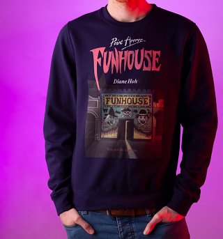 Point Horror Funhouse Oxford Navy Sweater Point Horror Funhouse Oxford Navy Sweater