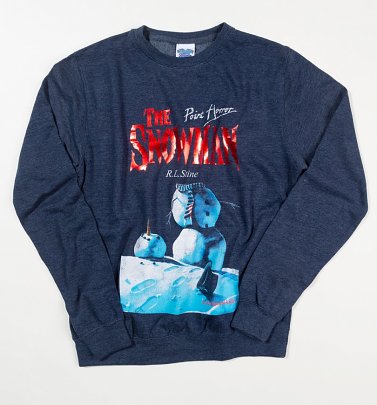 Point Horror The Snowman Heather Navy Sweater Point Horror The Snowman Heather Navy Sweater
