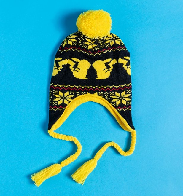 Pokemon Pikachu Knitted Laplander Hat from Difuzed Pokemon Pikachu Knitted Laplander Hat from Difuzed