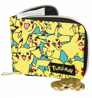 Pokemon Pikachu Zip Up Wallet Pokemon Pikachu Zip Up Wallet