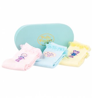 Polly Pocket Set of 3 Pair of Socks in Gift Box Polly Pocket Set of 3 Pair of Socks in Gift Box