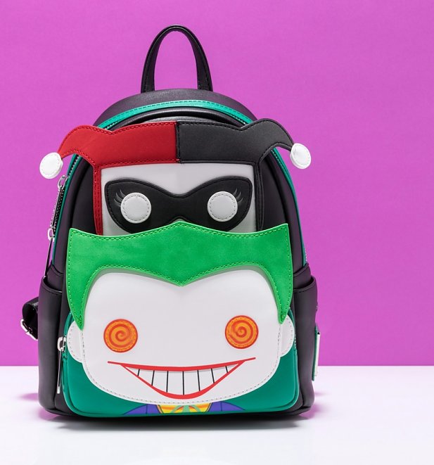 Pop by Loungefly DC Comics Harley And Joker Mini Backpack