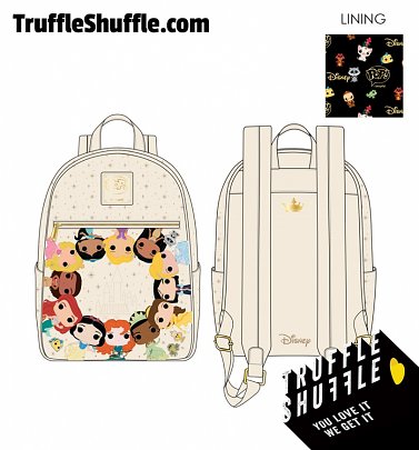 Pop by Loungefly Disney Princess Circle Mini Backpack Pop by Loungefly Disney Princess Circle Mini Backpack