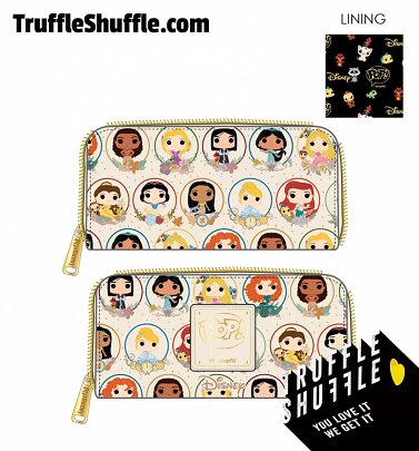 Pop by Loungefly Disney Princess Circles Zip Around Wallet Pop by Loungefly Disney Princess Circles Zip Around Wallet