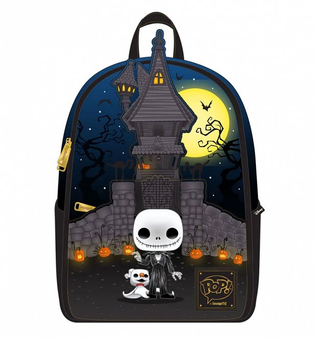 Pop! by Loungefly Disney The Nightmare Before Christmas Jack Skellington House Mini Backpack