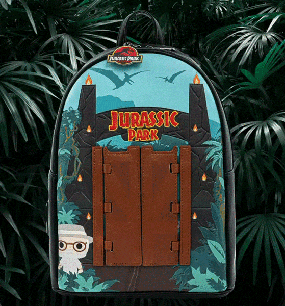 Pop by Loungefly Jurassic Park Gates Mini Backpack