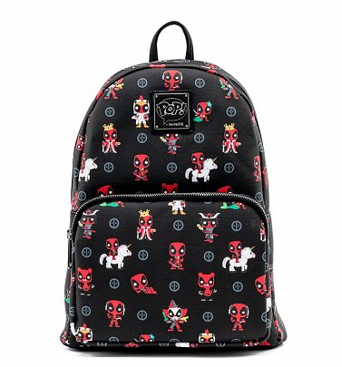 Pop by Loungefly Marvel Deadpool 30th Anniversary All Over Print Mini Backpack Pop by Loungefly Marvel Deadpool 30th Anniversary All Over Print Mini Backpack