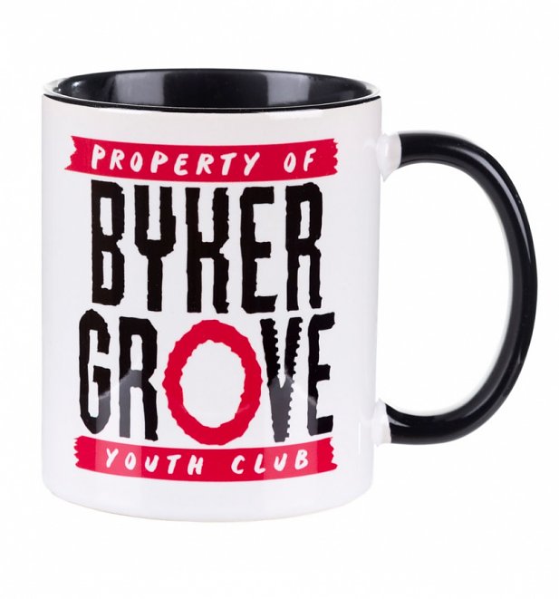 Property Of Byker Grove Black Handle Mug Property Of Byker Grove Black Handle Mug